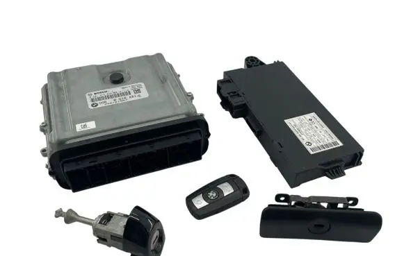 BMW 3 E90 E91 Engine ECU kit and lock set 8510221 0281016838 9237047