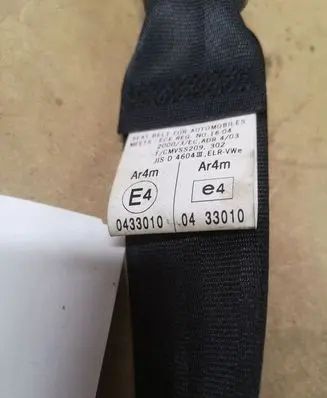 Mazda 3 I Rear seatbelt 6032802 6033305