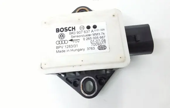 Audi A4 S4 B8 8K ESP acceleration yaw rate sensor 8K0907637A 0265005667
