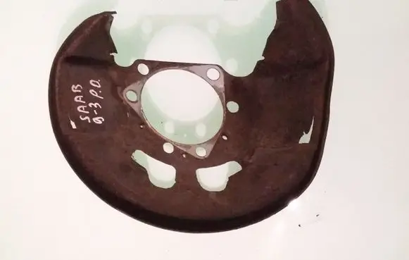 Saab 9-3 Ver2 Front brake disc dust cover plate 