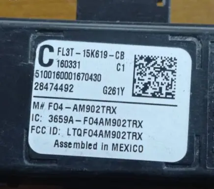 Ford Mustang VI Keyless (KESSY) go control unit/module FL3T15K619CB