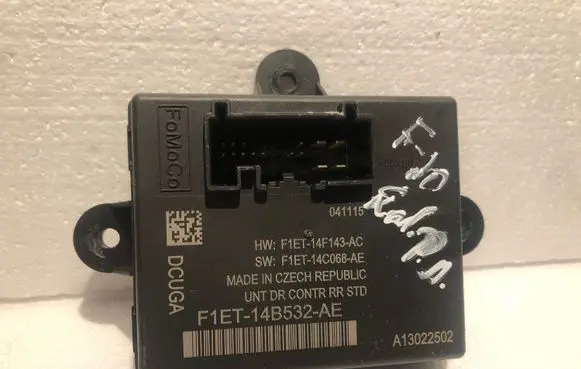 Ford Focus ST Door control unit/module F1ET14F143AC F1ET14C068AE F1ET14B532AE