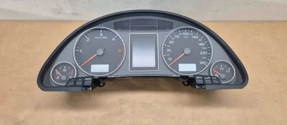 Audi A4 S4 B7 8E 8H Speedometer (instrument cluster) 0263626211 8E0920931P 3185000215
