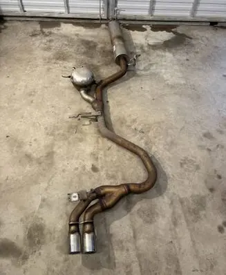 Volkswagen Golf VII Muffler/silencer 5Q0253211A 5Q0253409E