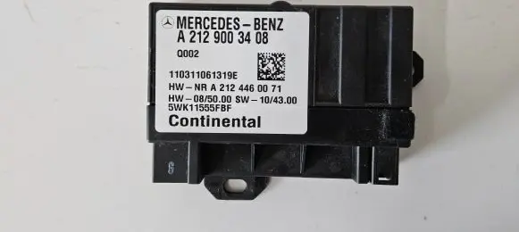Mercedes-Benz E W212 Fuel injection pump control unit/module A2129003408 110311061319E 5WK11555FBF