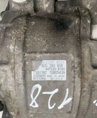 Audi A4 S4 B6 8E 8H Air conditioning (A/C) compressor (pump) 8D0260808 7SBU16C