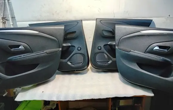 Opel Corsa F Door card panel trim set 