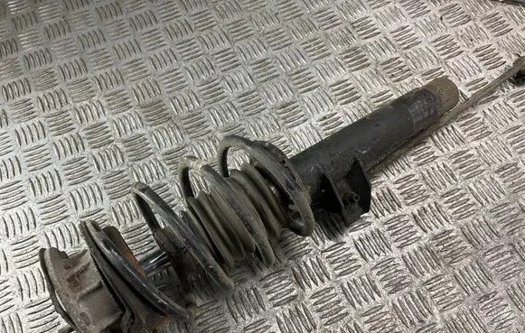 Front shock absorber with coil spring