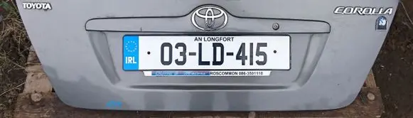 Toyota Corolla E120 E130 Truck tailgate 