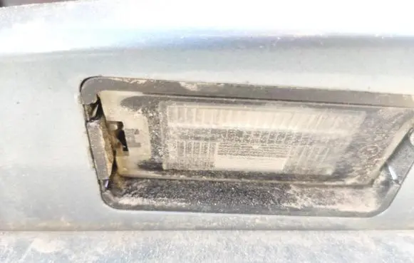 Seat Altea Number plate light