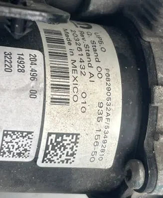 Jeep Cherokee Vacuum pump 68290532AF 93515650 20449600