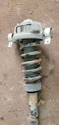 Porsche Cayenne (9PA) Rear shock absorber with coil spring 7L0512345 7L5513029G