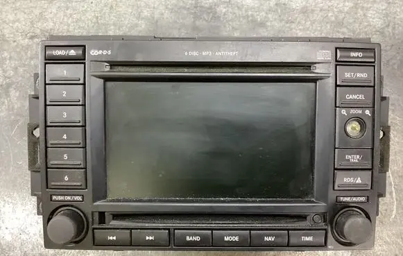 Jeep Grand Cherokee (WK) Radio/CD/DVD/GPS head unit 153282KH2 BZCY602A