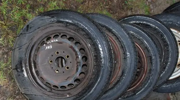 Mercedes-Benz A W169 R16 steel rim 65R15