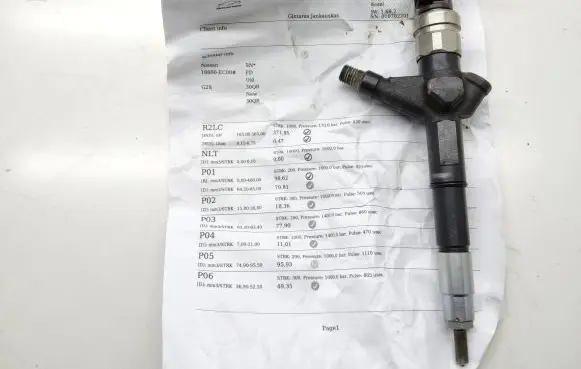 Nissan Navara D40 Fuel injector 16600ec00a