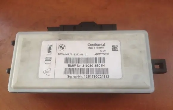 BMW 5 F10 F11 Airbag control unit/module 9280186