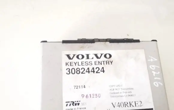 Volvo S40, V40 Comfort/convenience module 30824424 72114
