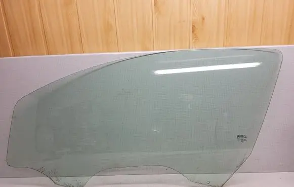 Opel Corsa D Front door window/glass (coupe) 43R009007 E000189