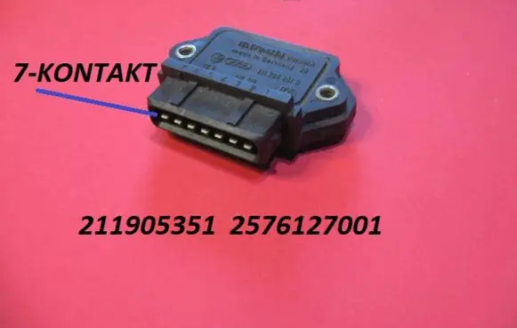 Audi 80 90 B3 Ignition amplifier control unit 211905351 2576127001