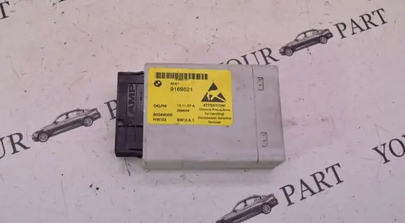 BMW 5 E60 E61 Central console control unit 9169521