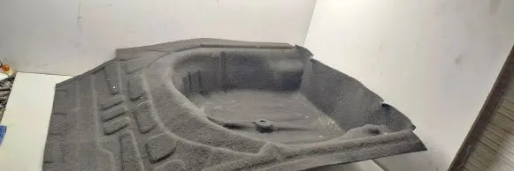 Volkswagen PASSAT B8 Rear floor carpet liner 3g9863544
