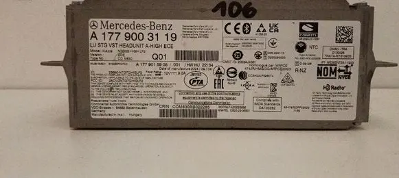 Mercedes-Benz A W177 Navigation maps CD/DVD A1779003119