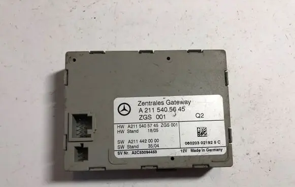 Mercedes-Benz E W211 Door central lock control unit/module A2115405645 A2114420000 A2115405745