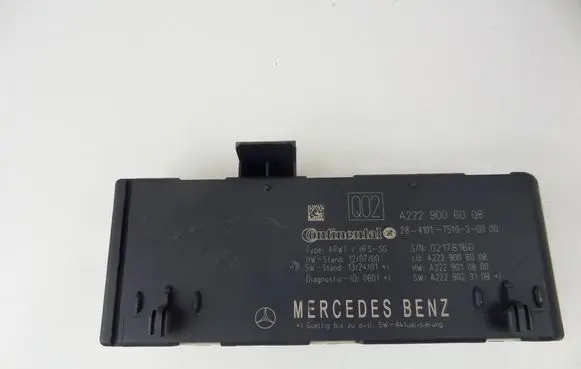 Mercedes-Benz C W205 Tailgate/trunk control unit/module A2229006008 A2229010800