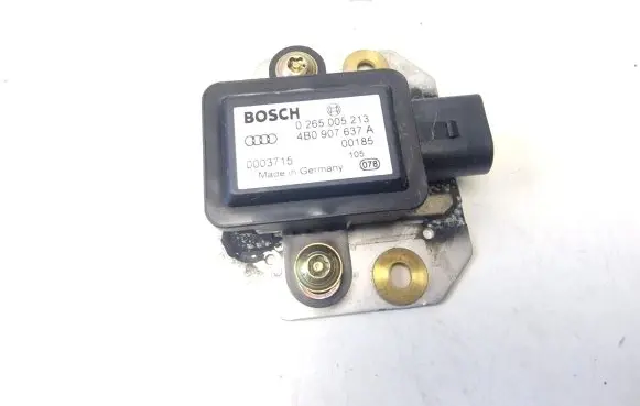Audi A6 S6 C5 4B ESP acceleration yaw rate sensor 4B0907637A