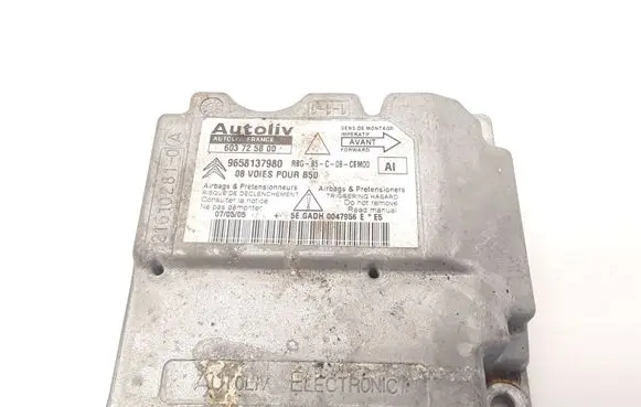 Citroen C4 I Airbag control unit/module 9658137980 603725800