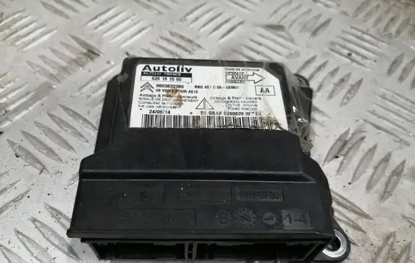 Citroen DS3 Airbag control unit/module 9803832380 626181500
