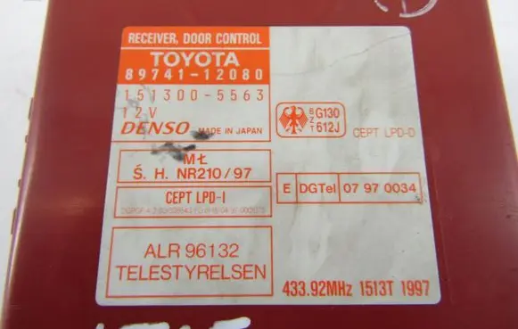 Toyota Corolla E110 Other control units/modules 8974112080
