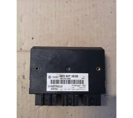 Audi A6 S6 C6 4F Tow bar trailer control unit/module 4F0907383B 4F0910383B 506763