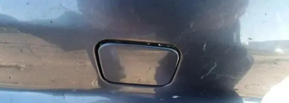 Rear bumper row hook cap/cover