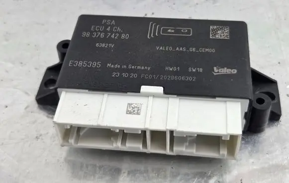 Opel Combo E Parking PDC control unit/module 9837674280 63821V E385395