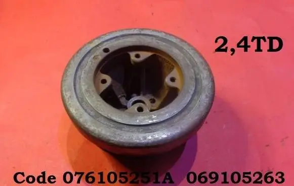 Volkswagen I LT Crankshaft pulley 076105251A 069105263