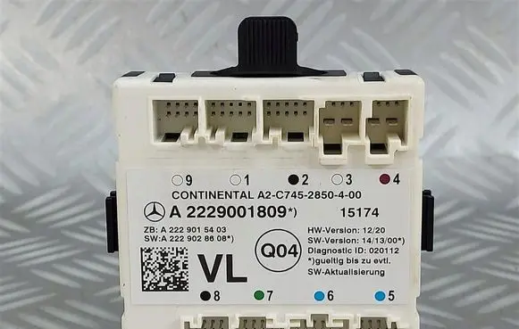 Mercedes-Benz S W222 Door control unit/module A2229001809