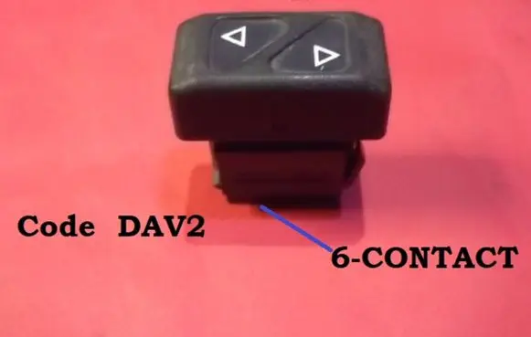 Renault Espace II Electric window control switch DAV2