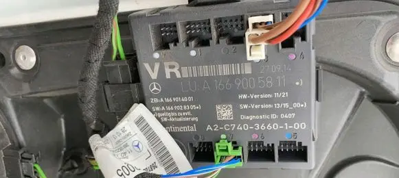 Mercedes-Benz B W246 W242 Door control unit/module A1669005811