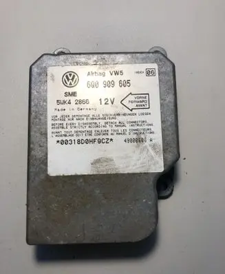 Skoda Fabia Mk1 (6Y) Airbag control unit/module 6Q0909605 5WK42866