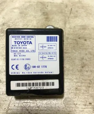 Toyota Corolla Verso E121 Door control unit/module 897410F010 61B168000 168158723