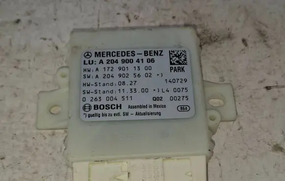 Mercedes-Benz C W204 Parking PDC control unit/module A2049004106 A1729011300 A2049025602