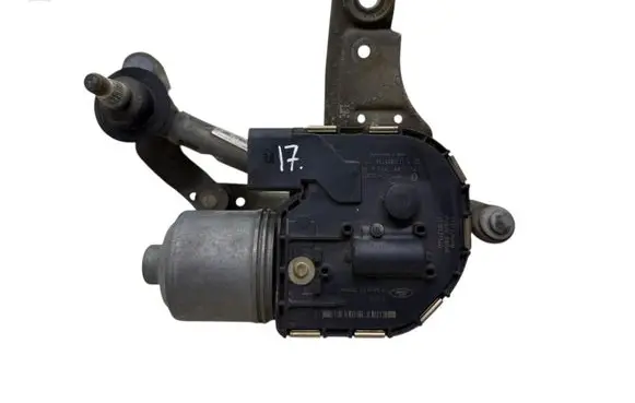 Front wiper linkage and motor