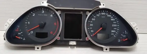 Audi A6 S6 C6 4F Speedometer (instrument cluster) 4F0920931P 4F0910930C A000734900