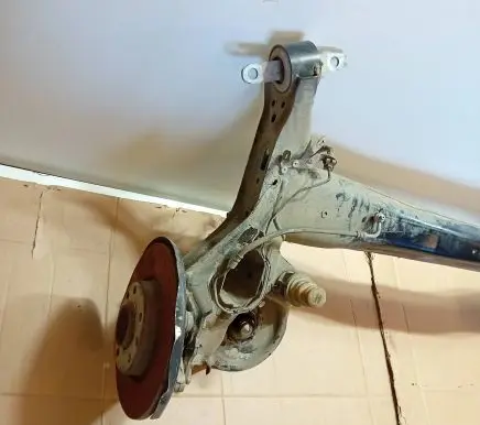 Peugeot 3008 II Rear axle beam 9833974980