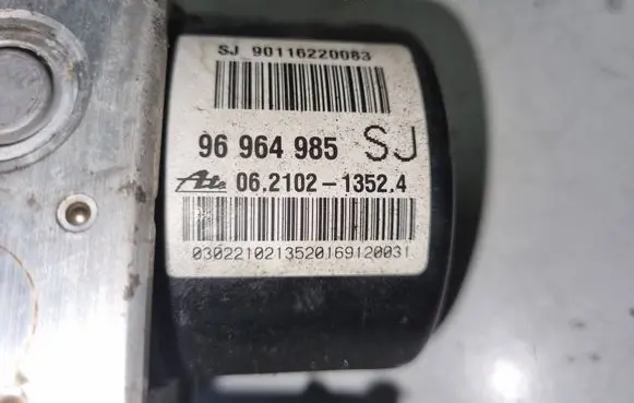 Chevrolet Aveo ABS Pump 06.2109-5600.3 06210956003 96964985