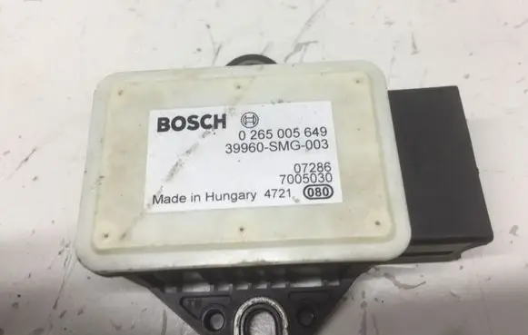 Honda Civic ESP acceleration yaw rate sensor 1275100464 39960SMG003 0265005649