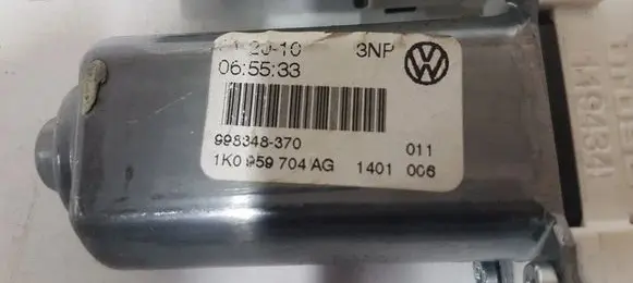 Volkswagen Golf VI Rear door window regulator motor 998348370 1K0959704AG 0536006001