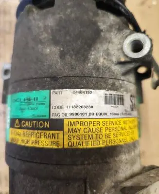 Opel Zafira A Air conditioning (A/C) compressor (pump) 24464152 11132203230 9986181