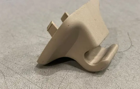 Sun visor clip/hook/bracket